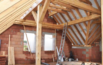 Catslip attic trusses